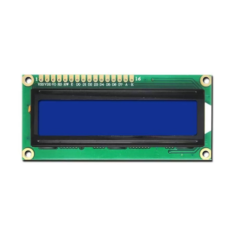 LCD کاراکتری 2x16 بک لایت آبی

