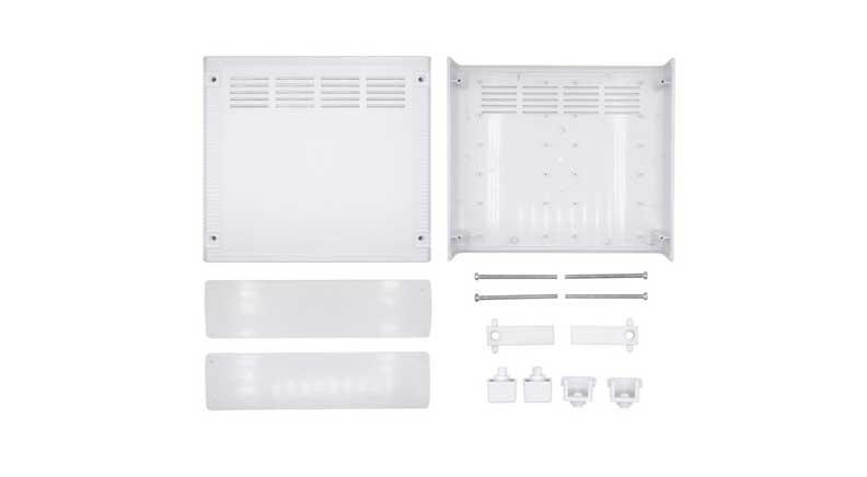جعبه برد پلاستیکی رو میزی پایه دار سفید مدل BDH سایز 230x210x86mm جعبه برد پلاستیکی رو میزی پایه دار سفید مدل BDH سایز 230x210x86mm