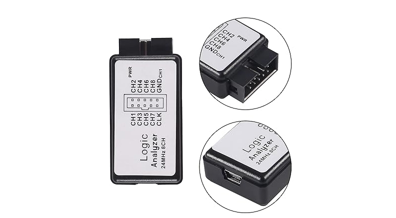 لاجیک آنالایزر USB به همراه بافر 24M 8CH لاجیک آنالایزر USB به همراه بافر 24M 8CH