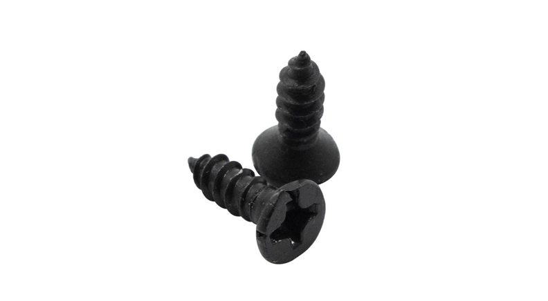 پیچ خودرو سر تخت 4x3.8 ارتفاع 10mm مشکی