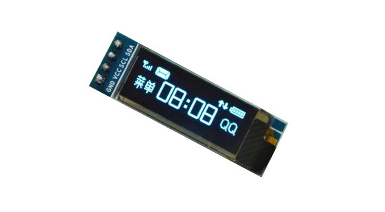 ماژول نمایشگر OLED تک رنگ 0.91 اینچ دارای ارتباط I2C و چیپ درایور SSD1306 ماژول نمایشگر OLED تک رنگ 0.91 اینچ دارای ارتباط I2C و چیپ درایور SSD1306