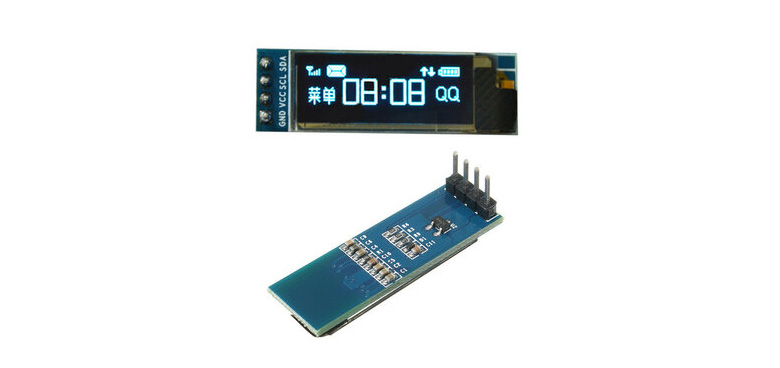 ماژول نمایشگر OLED تک رنگ 0.91 اینچ دارای ارتباط I2C و چیپ درایور SSD1306 ماژول نمایشگر OLED تک رنگ 0.91 اینچ دارای ارتباط I2C و چیپ درایور SSD1306