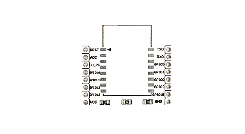 برد کمکی چیپ وایفای ESP8266 برد کمکی چیپ وایفای ESP8266