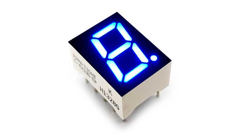 سون سگمنت ریز 0.39 اینچ آبی کاتد مشترک