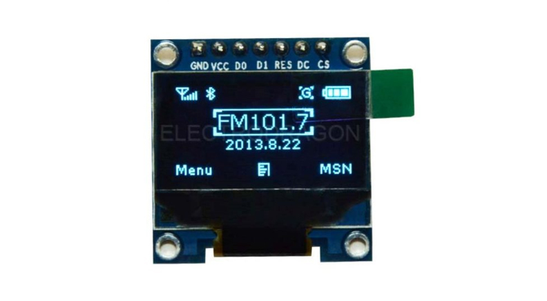 ماژول OLED 0.96 inch I2C دو رنگ زرد-آبی رزولیشن 128x64 ماژول OLED 0.96 inch I2C دو رنگ زرد-آبی رزولیشن 128x64