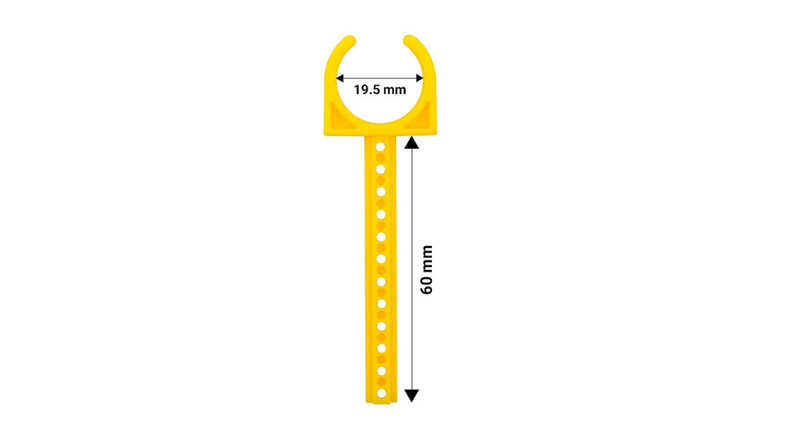 براکت پلاستیکی نگه دارنده موتور 20mm پایه دار