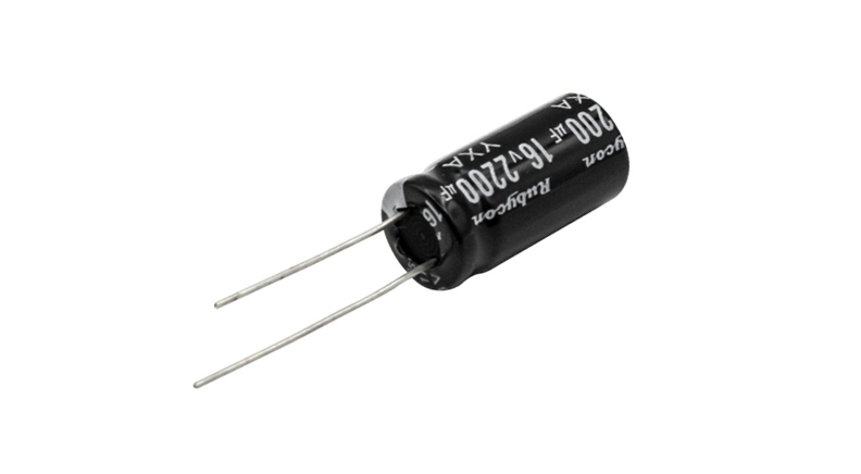 خازن الکترولیتی 2200uF-16V ژاپنی RUBYCON