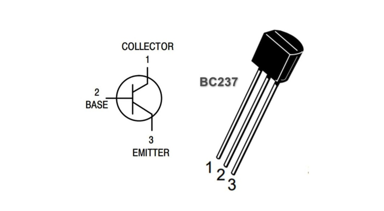 ترانزیستور BC237 پکیج TO-92