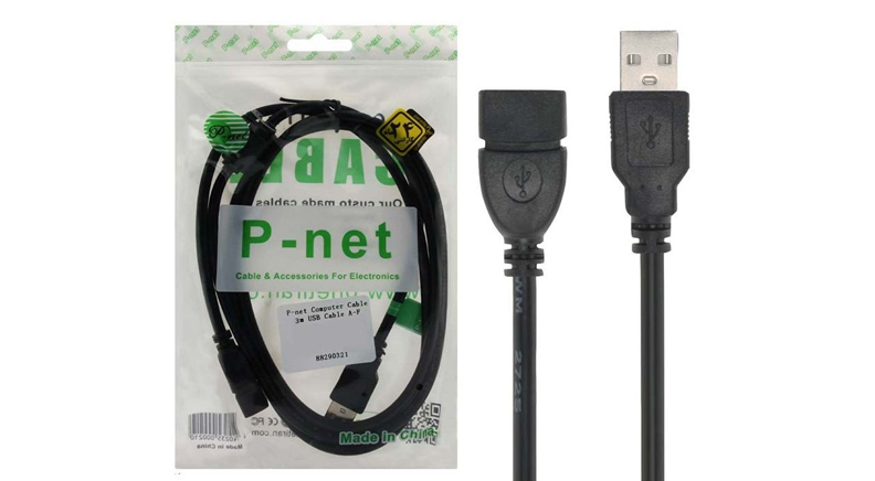 کابل افزایش طول USB 2.0 پی نت طول 3 متر
