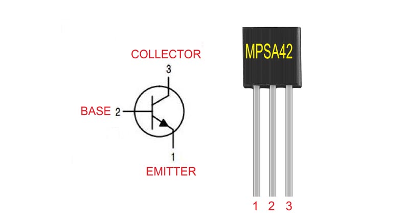 ترانزیستور MPSA42 پکیج TO-92 