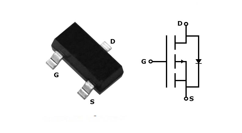 ماسفت Si2301 پکیج SOT-23