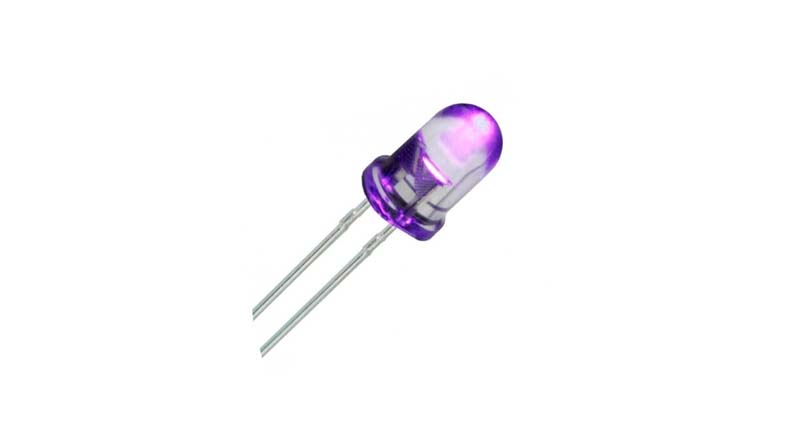 LED هایبرایت 5mm بنفش UV