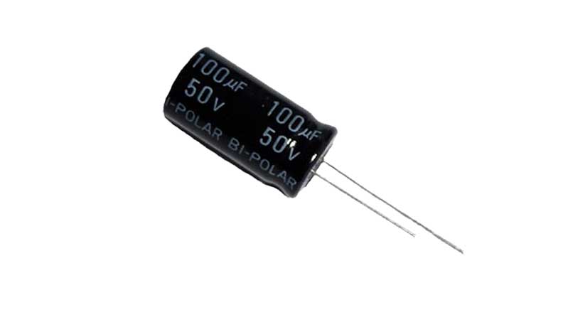 خازن الکترولیتی 100uF  50V