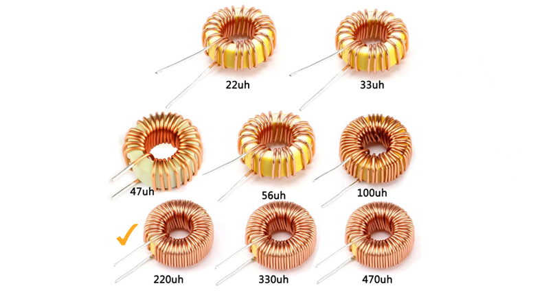 سلف تورویدی 220uH 3A قطر 13mm	