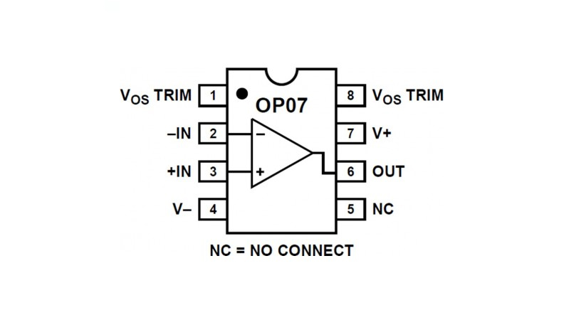 آپ امپ OP07 نوع DIP
