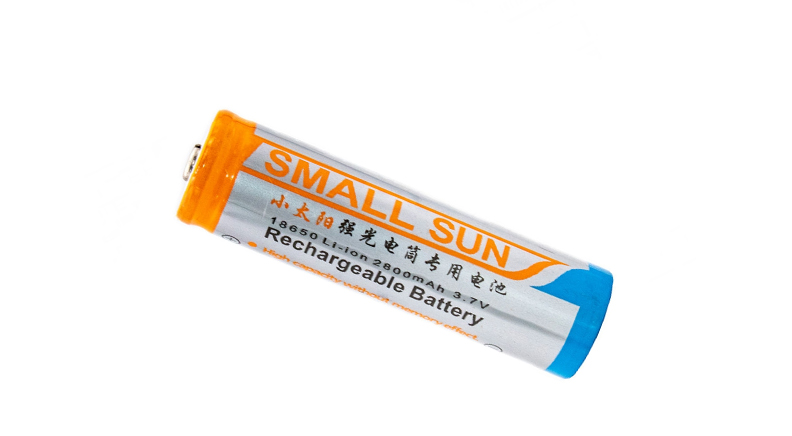 باتری لیتیوم یون 3.7v سایز 18650 2800mAh برند Small Sun