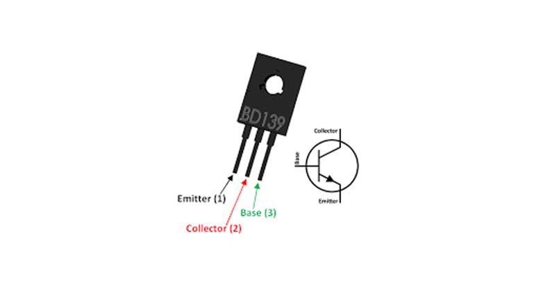 ترانزیستور BD139 پکیج TO-126