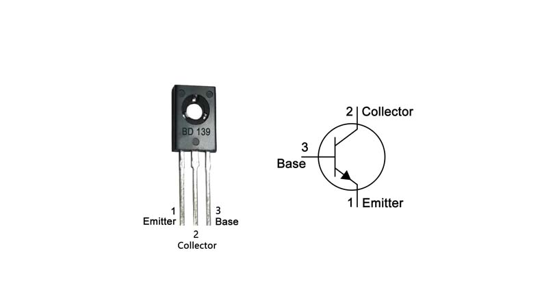 ترانزیستور BD139 پکیج TO-126