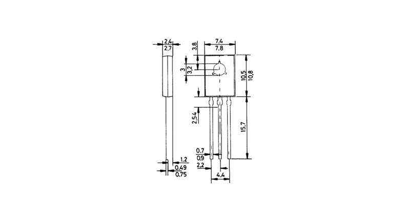 ترانزیستور BD140 پکیج TO-126