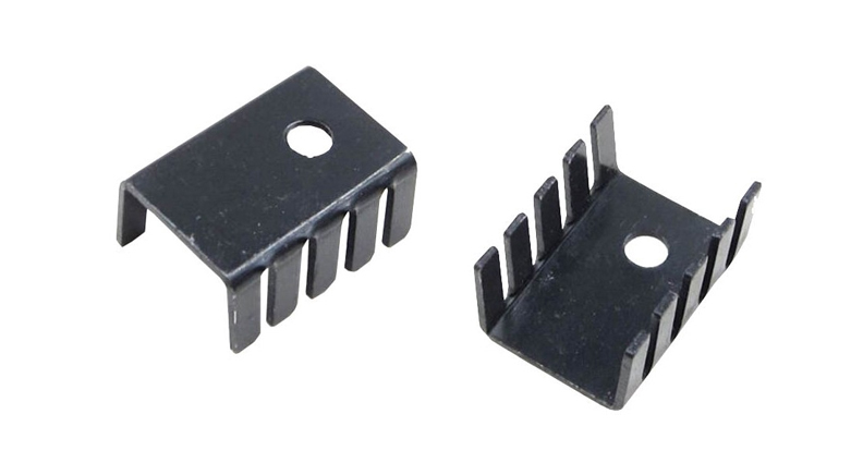 هیت سینک مشکی  TO220  سایز 15x10x20 mm