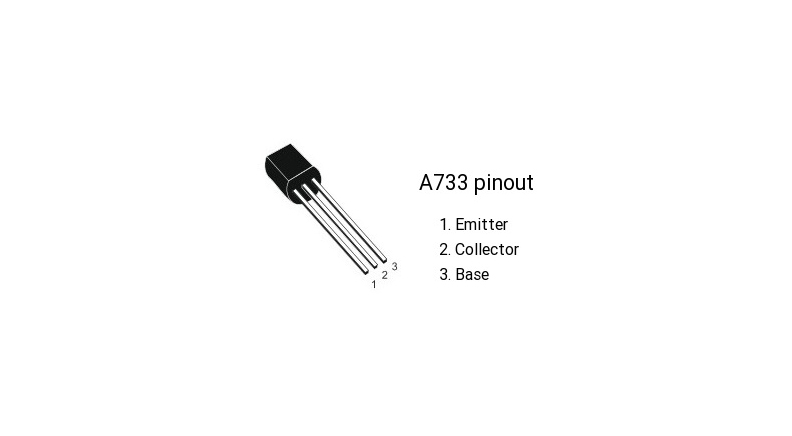 ترانزیستور A733 پکیج TO-92