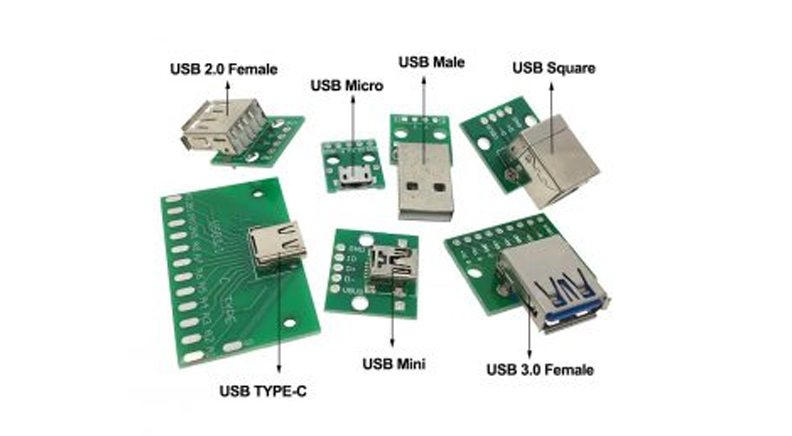 برد تبدیل USB-A نری 